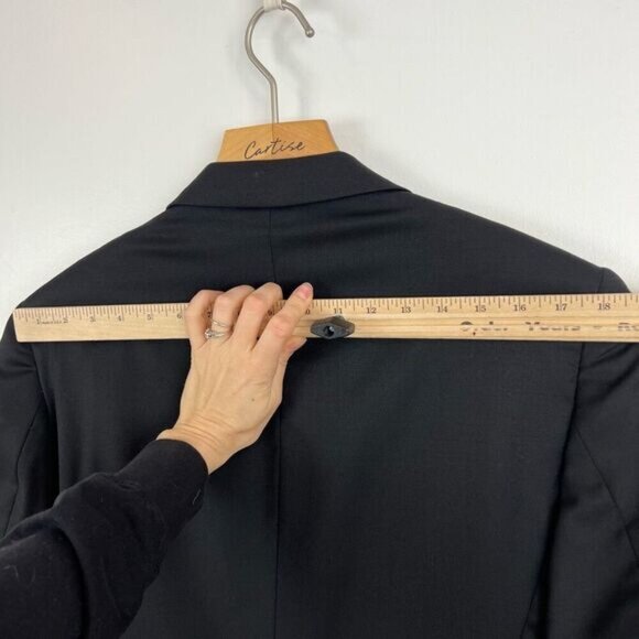 Ellie Tahari Men’s 41L Black Classic Fit Suit Jacket 2 Button Work Chic Formal - Picture 5 of 14